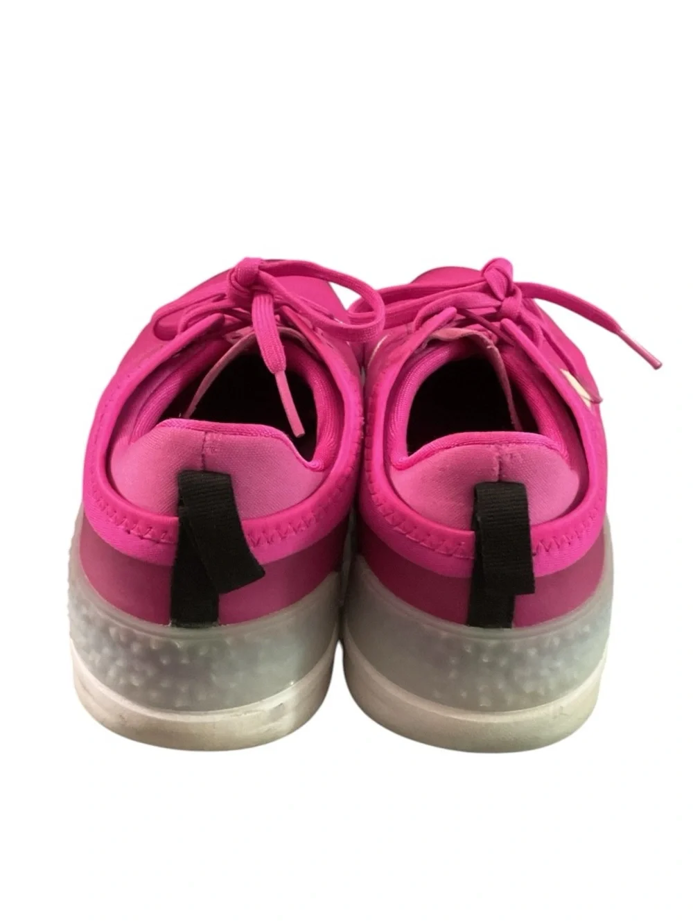 Nike “Amixa” Fire Pink Athletic Sneakers w/White Swoosh